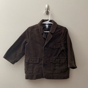 Gap brown mid-weight coat 2t GUC 3 button with pockets